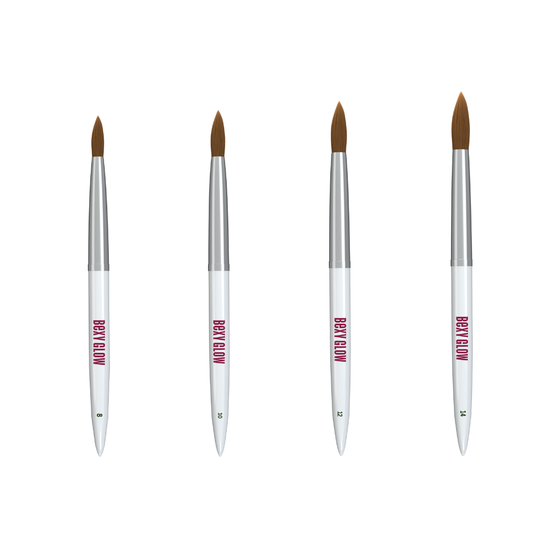 Kolinsky Acrylic Brush Bundle Bexy Glow
